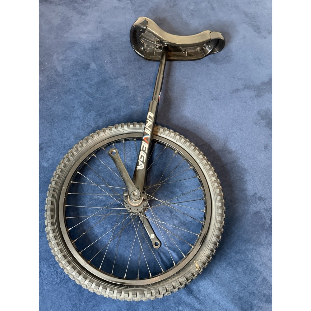 Univega Viva Ace Unicycle Black 20” Wheel Vtg 1980’s